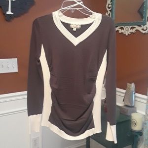 Pink Rose V-Neck sweater